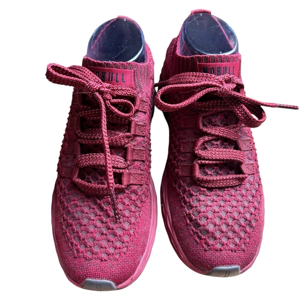 NOBULL Diamond Knit Runner in Crimson Red – Sz Women’s 7.5 / Mens’ 6 - Picture 2 of 9